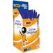 BIC Cristal Original Dunne Balpennen Dunne Punt (0,8 mm) - Blauw, Doos van 50 Stuks