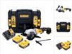 DeWalt DCS 571 M2 accucirkelzaag 18 V 115 mm borstelloos + 2x accu 4.0 Ah + lader + TSTAK