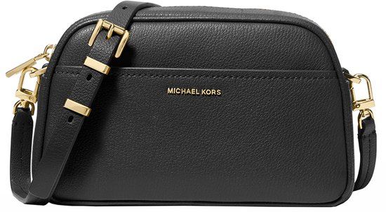Michael Kors Jet Set Schoudertas - Leer - Zwart