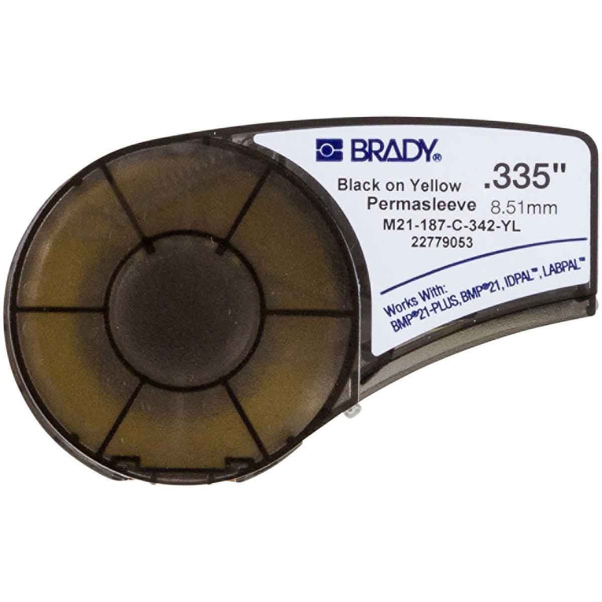 Brady M21-187-C-342-YL Printeretiketten Geel