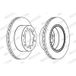 Ferodo 2x Ferodo Fcr312a Disque De Frein Arrière Ø303mm Hauteur: