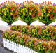 Unyqoos Kleurrijke Weerbestendige Kunstbloemenbundels voor Buiten en Binnen Decoratie
