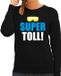 Bellatio Decorations Shoppartners Bv Apres ski trui Supertoll zwart dames - Wintersport sweater - Foute apres ski outfit/ kleding/ verkleedkleding XL