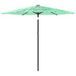 Parasol de jardin avec mât en acier vert 268x268x226 cm