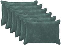 vidaXL - Kussensloop - 6 pcs - HOUTEN - Zee - blauw - 40 x 60 cm - Microfiber Fleece