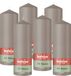 Bolsius - Gladde Stompkaarsen - 6 Stuks - Taupe - 20 cm - 75 Branduren