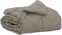 vidaXL Zomerdekbed 200 x 140 cm zomer 200 gsm lichtgrijs