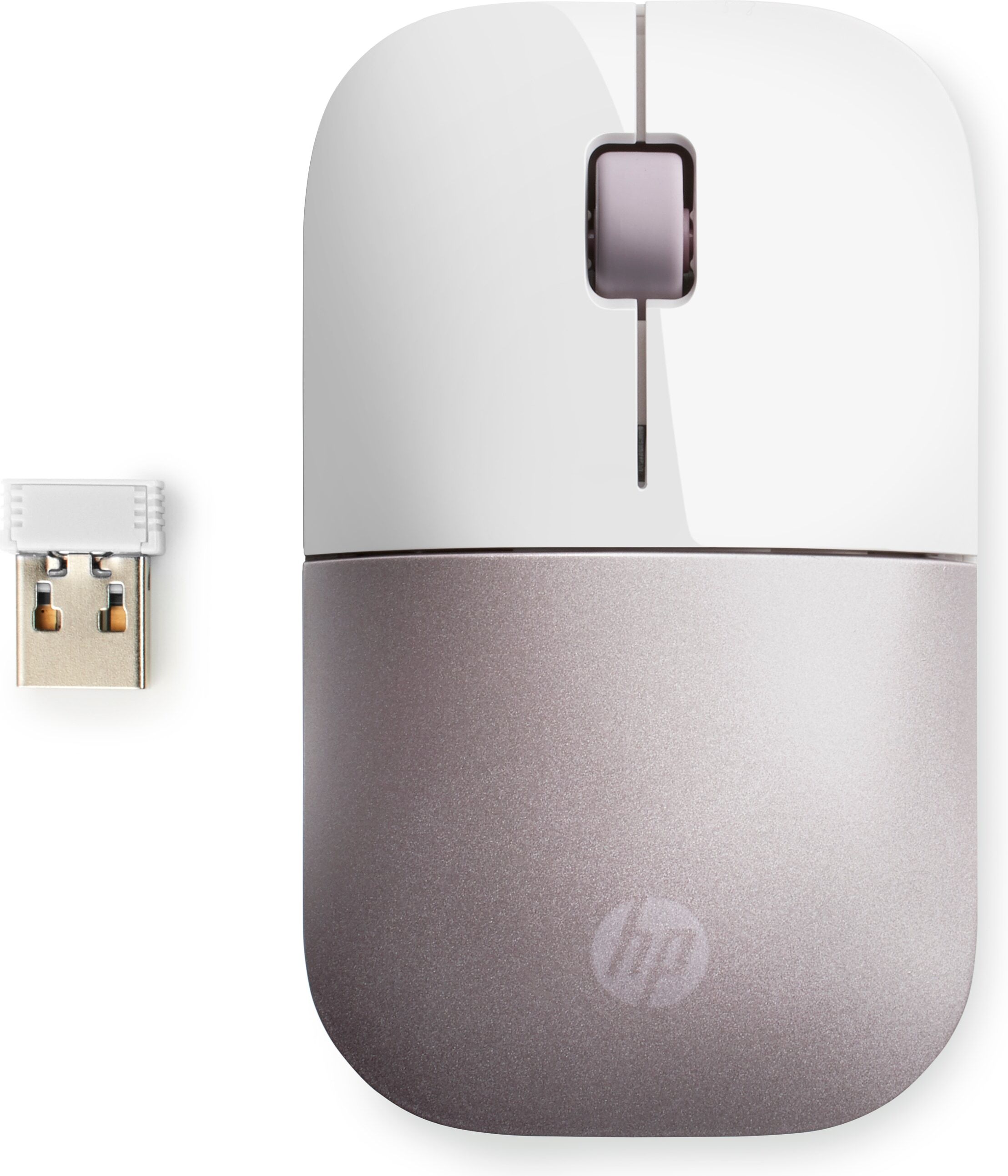 HP draadloze muis Z3700 - wit/roze