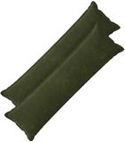 vidaXL - Kussensloop - 2 stuks - HOUTEN - Groen - 40 x 145 cm - Katoensatijn