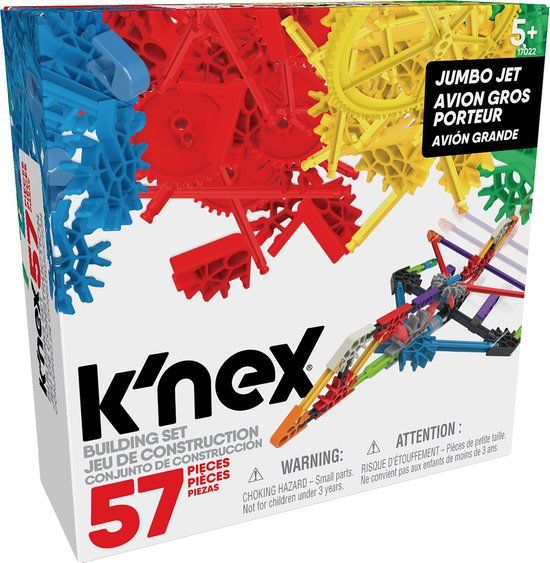 Knex Imagine Jumbo Jet Building Set - 57-delig constructieset