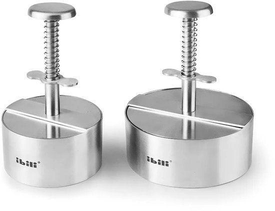 Ibili I-chef Hamburgervorm 9 Cm Zilver