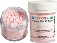 Sugarflair Suikerkristallen - Baby Pink - 40g - Eetbare Taartdecoratie