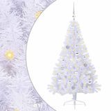 vidaXL Kunstkerstboom met 150 LED Wit 150 cm PVC en Staal