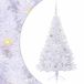 vidaXL Kunstkerstboom met 150 LED Wit 150 cm PVC en Staal