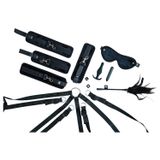 Sei Mio - kit de bondage attache au lit - noir