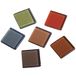Rayher Acryl mozaïek, transparant 1x1cm, ca. 205 stuks, SB-doos 50g, herfsttinten mix, vierkant, kunststof stenen, kunststof mozaïek doorschijnend, 14540539