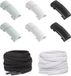Allecto Plus - Lacets magnétiques sans lacets - Qualité premium - 6 mm de large - Deux paires de lacets - Multicolore