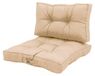 Coussin pour salon de jardin capitonné 50x50cm Beige