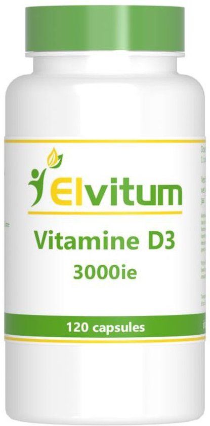 Elvitaal Vitamine D3 3000 IE Capsules 120st