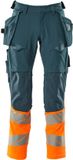 Mascot Accelerate Safe Pantalon avec poches holster 19131-711 - bleu pétrole foncé/orange haute visibilité - C54