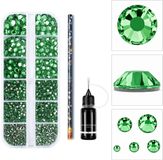 Goodbitz® - Rhinestones - 3-delig - Rhinestones steentjes - Strasssteentjes - Steentjes decoratief - Steentjes nagels - Plak diamantjes - Plaksteentjes