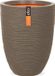 Capi Europe Vaas elegant laag Rib NL 46x58 Warm taupe