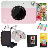 KODAK Printomatic Instant Camera (roze) geschenkbundel