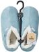 Apollo Spaanse sloffen/pantoffels - dames - lichtblauw - polyester - zachte voering 39-40