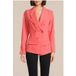 Summum Woman Blazer Ajusté Mousse Souple Corail Vif Taille: 40