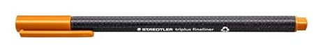 Staedtler Triplus Fineliner Superfijne puntenpennen, 0,3 mm, lichtbruin, doos van 10