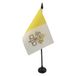 AZ FLAG Tafelvlag Vaticaanstad 15x10 cm Polyester 100D Plastic Voet
