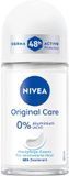 NIVEA Deodorant Roller Original Care 0% - 6 x 50 ml