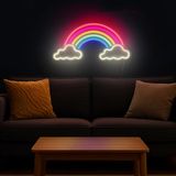 REGENBOOG KASANOVA USB-wandbord neon regenboog