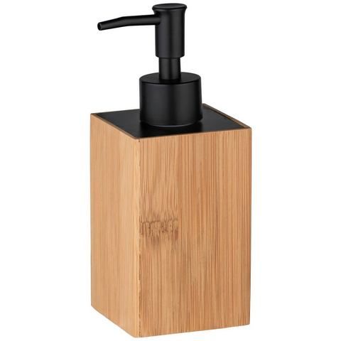 WENKO Padua Zeepdispenser - Bamboe - 210ml - Bruin
