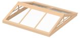Maison de poupée en bois miniature - Toit pour série Super World - 172 x 45 x 175 mm - Kit pour adolescents et adultes