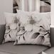 PETTI Artigiani Italiani - Paar kussenslopen 45 x 45 cm van microvezel, decoratief kussen voor slaapkamer, bank, woonkamer, set van 2 kussenslopen, bloemenpatroon 38, 100% Made in Italy
