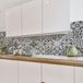 Spatbescherming CREARREDA Cementine spatbescherming-sticker voor de keuken, zelfklevend, taupe, 180 x 60 cm, 100% gemaakt in Italië, met niet-giftige inkt, vlamvertragend en waterbestendig, 67134