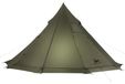 Tipi-tent - 1 persoon - 3,4 m diameter - Waterdicht nylon - Met tentkachelopening