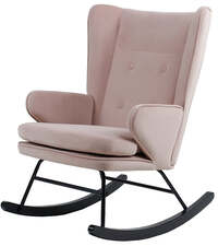 Lalee Avenue Lalee Avenue Melorie 125 schommelstoel (LxBxH) 65 x 86 x 95 cm - Dusky pink