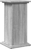 vidaXL Sokkel met opbergruimte 31x30x60 cm bewerkt hout grijs sonoma