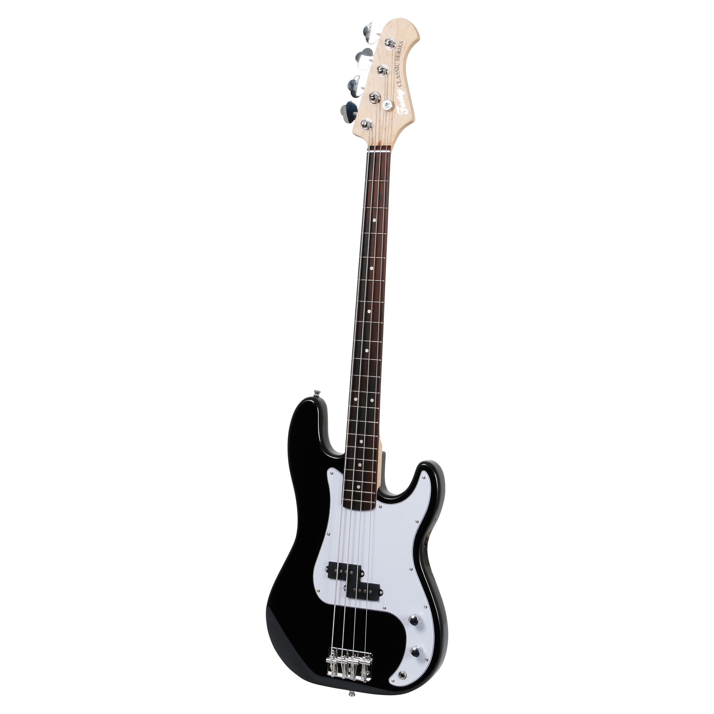 Fazley FPB118BK elektrische basgitaar zwart