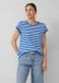 s.Oliver T-shirt met gerolde randen en vlamgarenstructuur