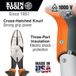 Klein Tools D213-9NE-INS Geïsoleerde Hoog Leverage Side-Cutting Pliers