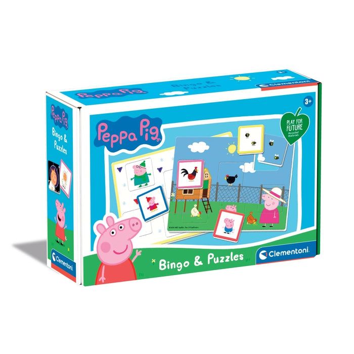 Clementoni Peppa Pig Bingo Bordspel - Educatief Spel voor Kinderen (3-6 jaar)