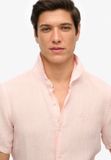 Superdry - Linnen SD Vacation overhemd met borduursel - Heren - Chalk Pink - L