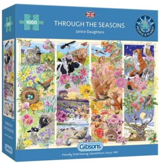 Gibsons Through the Seasons Puzzel (1000 stukjes)