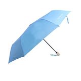 DON ALGODON Vouwparaplu voor dames, windbestendig, compact, met automatische opening en sluiting, stijlvol design voor onderweg, blauw