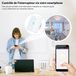 Silumen Interrupteur sans fil plastique noir