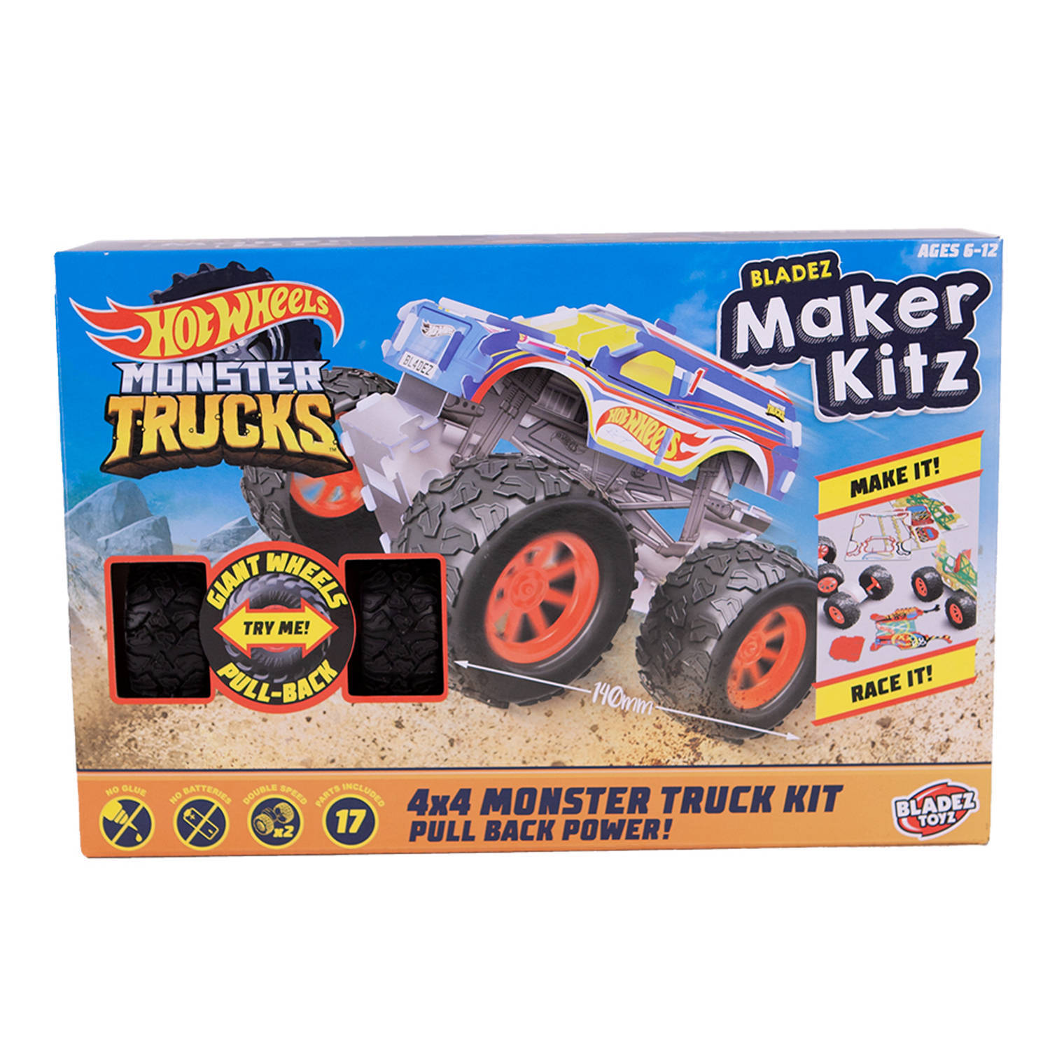 Basic bladez maker kitz hot wheels 4x4 monster truck