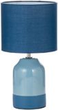 Pauleen LED Tafellamp Sandy Glow - E14 - Max. 20W - Blauw/Blauw